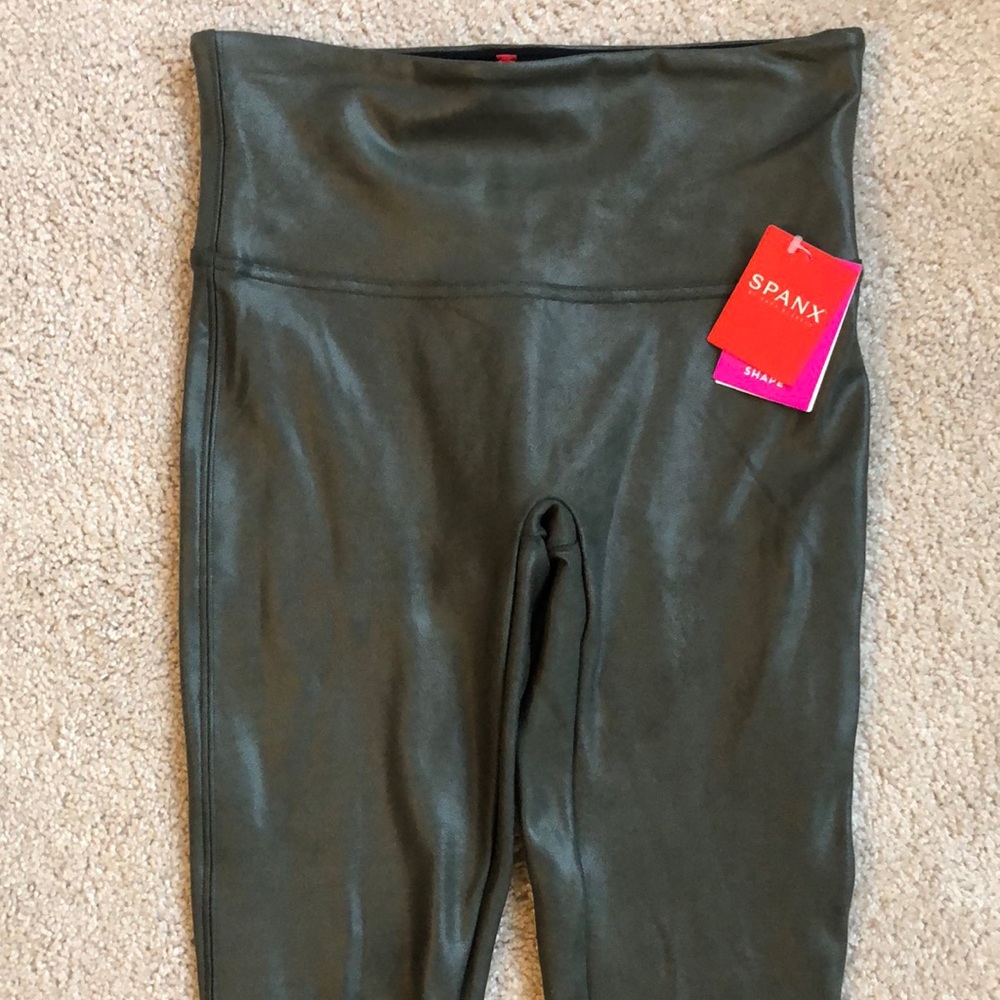 Brand new with tags! Spanx Faux Leather Leggings